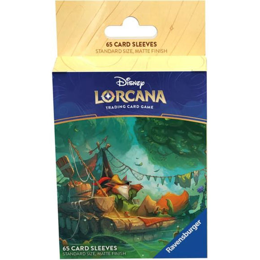 Disney Lorcana TCG: Into the Inklands -  Robin Hood Sleeves (65-Pack) | Galactic Toys & Collectibles