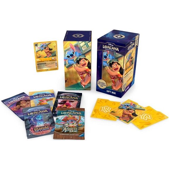 This product is a Presale item with an estimated shipping date of 3/21/2025.
Contents:
• 1 Lilo - Escape Artist Alternate Art promo card with artwork by Grace Tran
• 1 Card Storage Box
• Card Dividers
• 5 random booster packs from Disney Lorcana sets 2-6.