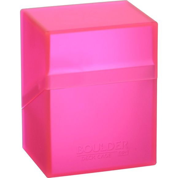 Ultimate Guard Boulder Deck Case 80+ Card Game, Rhodonite Pink, Small | Galactic Toys & Collectibles