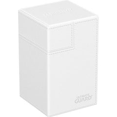 The FlipnTray 100+ Monocolor is an update on the classic, with an inner lining that now matches the outer color. Our FlipnTray 100+ is the quintessential Ultimate Guard deck box, and it includes a card and dice tray, and strong magnetic closures.