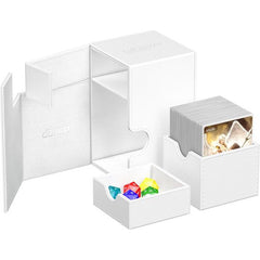 Ultimate Guard Flip'N'Tray Xenoskin 100+ Deck Case, Monocolor White