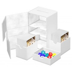Ultimate Guard Twin Flip`n`Tray 160+ Monocolor White | Galactic Toys & Collectibles