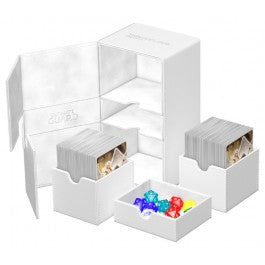 Ultimate Guard Twin Flip`n`Tray 200+ Monocolor White | Galactic Toys & Collectibles