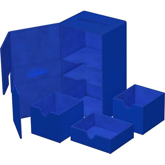Ultimate Guard Twin Flip`n`Tray 200+ Monocolor Blue | Galactic Toys & Collectibles