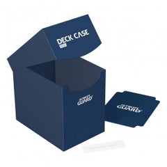 The go-to budget card accessory: This reliable Deck Case offers safe storage for your decks. Available in various sizes and colors, including a write-on label for personalising the box. No frills, but honest protection. Designed for 133 double-sleeved or 160 single-sleeved standard sized cards in Ultimate Guard Sleeves. Card divider included. Optional write-on label sticker included. Durable, self-locking rigid box. Acid free, no PVC.
