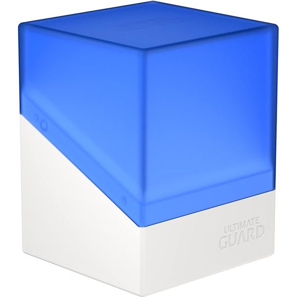 Ultimate Guard Boulder Synergy 100+ Deck Box - White/Blue | Galactic Toys & Collectibles