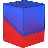 Ultimate Guard Boulder Synergy 100+ Deck Box - Blue/Red | Galactic Toys & Collectibles