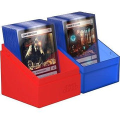 Ultimate Guard Boulder Synergy 100+ Deck Box - Blue/Red | Galactic Toys & Collectibles