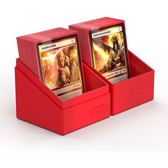 Ultimate Guard Boulder Solid Deck Case 100+ Card Game, Red | Galactic Toys & Collectibles