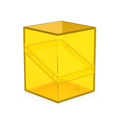 The legend is back in an all new look: with the transparent Boulder 100+ Clear, you'll always know exactly which cards are in your deck box. The Boulder 100+ Clear is a durable and reliable deck box with a secure closure. It can hold up to 100 double-sleeved or 120 single-sleeved cards from all popular trading card games like Magic: The Gathering, Pokemon, Lorcana, One Piece, or Yu-Gi-Oh!