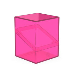 The legend is back in an all new look: with the transparent Boulder 100+ Clear, you'll always know exactly which cards are in your deck box. The Boulder 100+ Clear is a durable and reliable deck box with a secure closure. It can hold up to 100 double-sleeved or 120 single-sleeved cards from all popular trading card games like Magic: The Gathering, Pokemon, Lorcana, One Piece, or Yu-Gi-Oh!