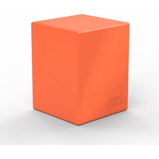 Ultimate Guard is happy to announce the Boulder 100+ Solid line will be expanding to include 4 beautiful new neon colors: Neon Orange, Neon Green, Neon Pink, Neon Yellow. We can't wait for you to see these neon beauties in person- they're the perfect way to add a little flare and personality to your deck storage. The Boulder 100+ Solid, sourced and manufactured locally in the USA, is a durable and rigid deck box for up to 100 double-sleeved cards. These deck boxes fit seamlessly within Ultimate Guard's Arkh