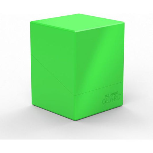 Ultimate Guard is happy to announce the Boulder 100+ Solid line will be expanding to include 4 beautiful new neon colors: Neon Orange, Neon Green, Neon Pink, Neon Yellow. We can't wait for you to see these neon beauties in person- they're the perfect way to add a little flare and personality to your deck storage. The Boulder 100+ Solid, sourced and manufactured locally in the USA, is a durable and rigid deck box for up to 100 double-sleeved cards. These deck boxes fit seamlessly within Ultimate Guard's Arkh