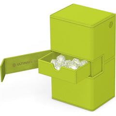 Ultimate Guard Twin FlipnTray 200+  XenoSkin Summer Edition Deck Case - Lime