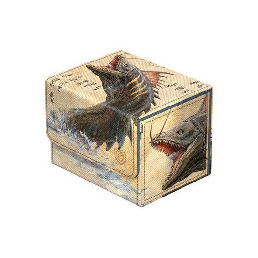 The Sidewinder 100+ Xenoskin is a high-quality TCG deck box that offers premium card protection thanks to its resistant Xenoskin material, microfiber inner lining, and strong magnetic closure, while still granting easy and convenient access to the deck inside. The deck boxes are printed in full color with officially licensed artworks from Magic: The Gathering's upcoming set Avatar: The Last Airbender. The Sidewinder 100+ Xenoskin is optimized to hold 100 double-sleeved or 120 single-sleeved cards in Ultimat