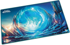The 61x35cm Play-Mat protects cards and sleeves while playing and improves the gaming experience thanks to its anti-slip underside, while the stitched edges guarantee an even longer service life. The top side of the Play-Mat is printed with officially licensed artworks from Magic: The Gathering's upcoming set Avatar: The Last Airbender.