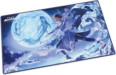 The 61x35cm Play-Mat protects cards and sleeves while playing and improves the gaming experience thanks to its anti-slip underside, while the stitched edges guarantee an even longer service life. The top side of the Play-Mat is printed with officially licensed artworks from Magic: The Gathering's upcoming set Avatar: The Last Airbender.
