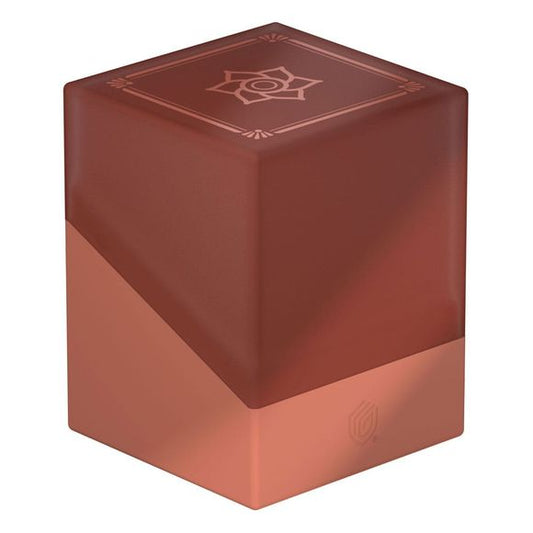 The third part of Ultimate Guard’s “Katana: The Shogun’s Journey” series includes four Boulder 100+ deck boxes along with a matching Arkhive 400+ mass storage box. The four Boulders — in the designs Soushin (Blue), Kousei (Red), Kouyo (Brown), and Suirei (Green) — fit perfectly into the breathtaking wood-art inspired Arkhive 400+ (available for purchase separately).