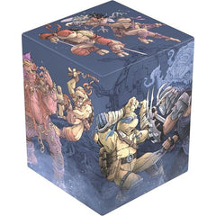 The Boulder 100+ is a durable and rigid deck box with a secure closure that can hold up to 100 double-sleeved or 120 single-sleeved cards in Ultimate Guard Sleeves. Features Iconic Teenage Mutant Ninja Turtle artwork!