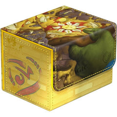 The Sidewinder 100+ Xenoskin is a high-quality TCG deck box that offers premium card protection thanks to its resistant Xenoskin material, microfiber inner lining, and strong magnetic closure, while still granting easy and convenient access to the deck inside. The deck boxes are printed in full color with officially licensed artworks from Magic: The Gathering | Teenage Mutant Ninja Turtles. The Sidewinder 100+ Xenoskin is optimized to hold 100 double-sleeved or 120 single-sleeved cards in Ultimate Guard sle