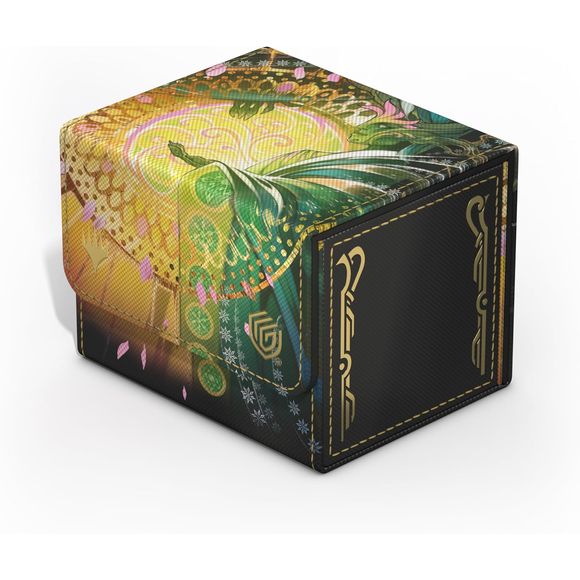 The Sidewinder 100+ Xenoskin is a high-quality TCG deck box that offers premium card protection thanks to its resistant Xenoskin material, microfiber inner lining, and strong magnetic closure, while still granting easy and convenient access to the deck inside. The deck boxes are printed in full color with officially licensed artworks from Magic: The Gathering’s upcoming set "Secrets of Strixhaven". The Sidewinder 100+ Xenoskin is optimized to hold 100 double-sleeved or 120 single-sleeved cards in Ultimate G