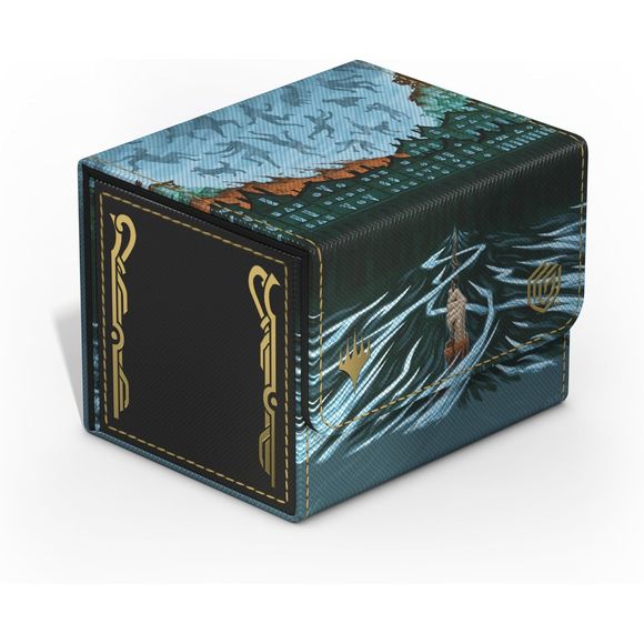 The Sidewinder 100+ Xenoskin is a high-quality TCG deck box that offers premium card protection thanks to its resistant Xenoskin material, microfiber inner lining, and strong magnetic closure, while still granting easy and convenient access to the deck inside. The deck boxes are printed in full color with officially licensed artworks from Magic: The Gathering’s upcoming set "Secrets of Strixhaven". The Sidewinder 100+ Xenoskin is optimized to hold 100 double-sleeved or 120 single-sleeved cards in Ultimate G