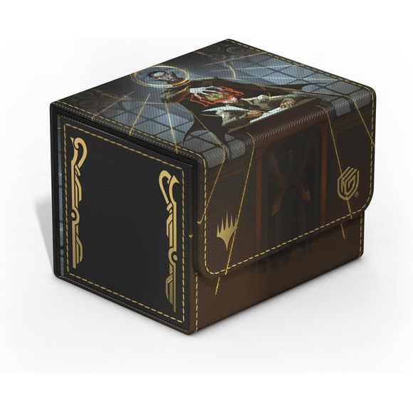 The Sidewinder 100+ Xenoskin is a high-quality TCG deck box that offers premium card protection thanks to its resistant Xenoskin material, microfiber inner lining, and strong magnetic closure, while still granting easy and convenient access to the deck inside. The deck boxes are printed in full color with officially licensed artworks from Magic: The Gathering’s upcoming set "Secrets of Strixhaven". The Sidewinder 100+ Xenoskin is optimized to hold 100 double-sleeved or 120 single-sleeved cards in Ultimate G