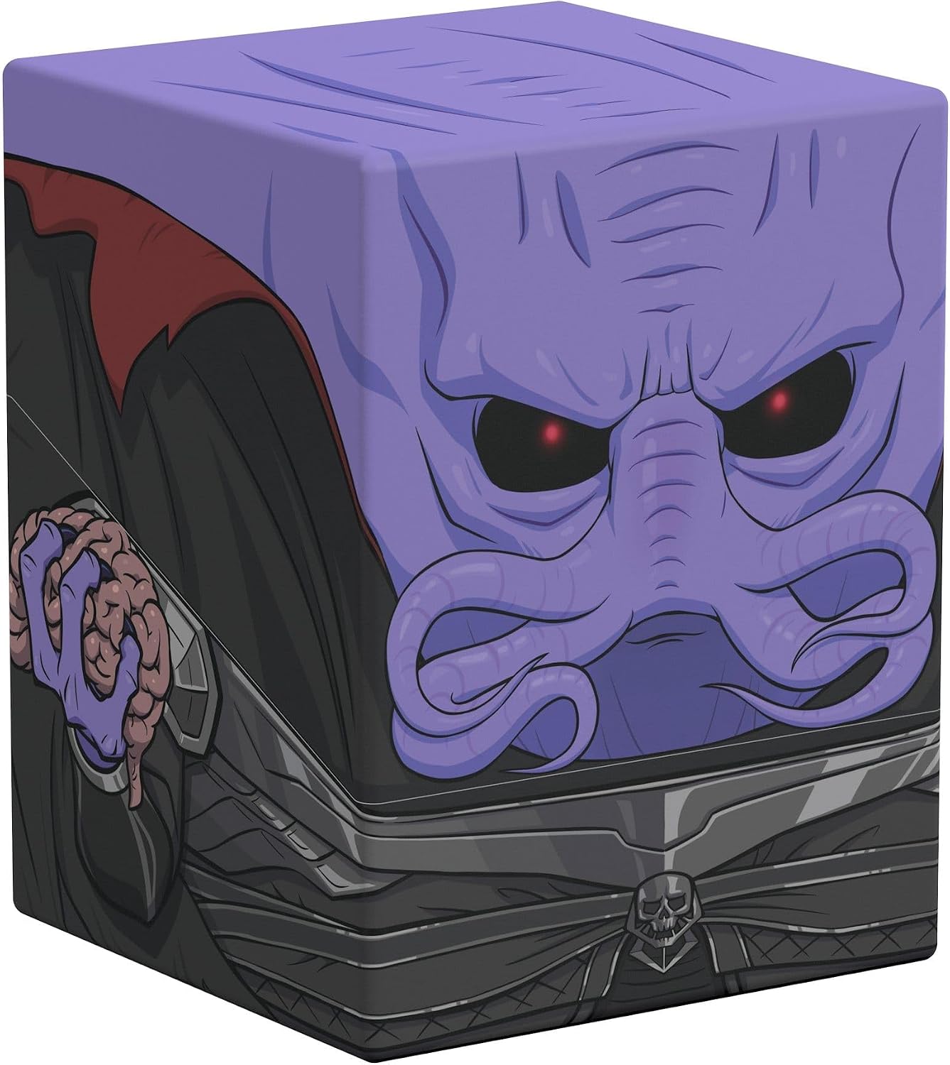 <p><strong>Ultimate Guard Squaroe Dungeons & Dragons DND003 – Mind Flayer</strong> brings one of D&D’s most iconic monsters to a durable, fully printed collectible deck box. Featuring striking Mind Flayer artwork, a sturdy shell, and secure closure, this Squaroe helps protect your favorite deck during storage, travel, tournaments, and game night.</p>

<p>Designed for standard- and Japanese-sized trading cards, it holds up to 100 double-sleeved cards and works with Magic: The Gathering, Pokémon, Lorcana, Yu-