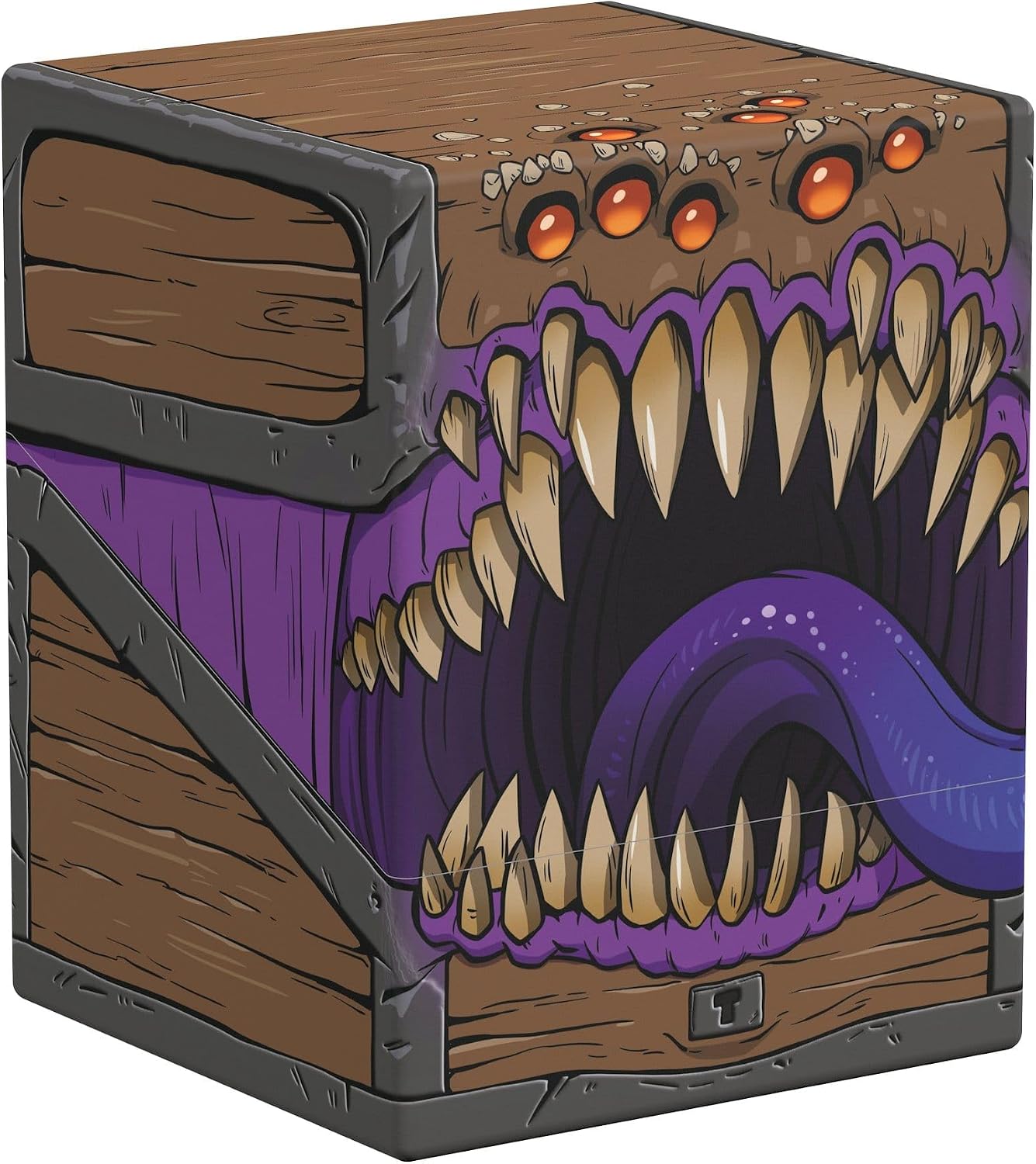 <p><strong>Ultimate Guard Squaroe Dungeons & Dragons DND005 – Mimic</strong> brings one of D&D’s most iconic monsters to a durable collectible deck box. Featuring a fully printed Mimic design, this sturdy Squaroe offers secure card storage while staying easy to open for game night, tournaments, or everyday use.</p>

<p>Designed for standard- and Japanese-sized trading cards, it holds up to 100 double-sleeved cards and is compatible with popular TCGs including Magic: The Gathering, Pokémon, Lorcana, Yu-Gi-Oh