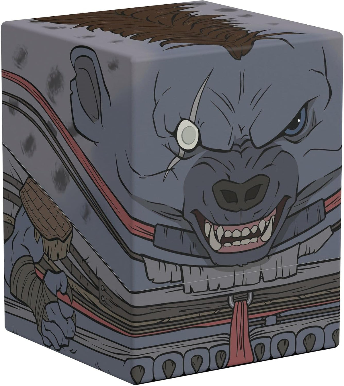 <p><strong>Ultimate Guard Squaroe Dungeons & Dragons DND007 – Gnoll</strong> brings a ferocious D&D creature to a durable, fully printed collectible deck box. Built with a sturdy shell and secure closure, this Squaroe helps protect your favorite decks during storage, travel, tournaments, and game night.</p>

<p>Designed for standard- and Japanese-sized trading cards, it holds up to 100 double-sleeved cards and works with popular TCGs including Magic: The Gathering, Pokémon, Lorcana, Yu-Gi-Oh!, One Piece, Ri