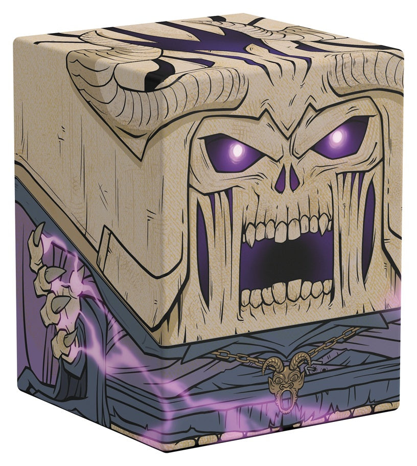<p><strong>Ultimate Guard Squaroes: Dungeons & Dragons – Acererak Deck Case 100+</strong> combines collectible fantasy artwork with premium trading card protection. Featuring the iconic lich Acererak from Dungeons & Dragons, this fully printed deck box offers a durable construction and secure closure to keep your cards organized and protected. Made in Germany using 78% renewable resources, the Squaroes deck case holds up to 100 double-sleeved or 120 single-sleeved cards. Compatible with Magic: The Gathering