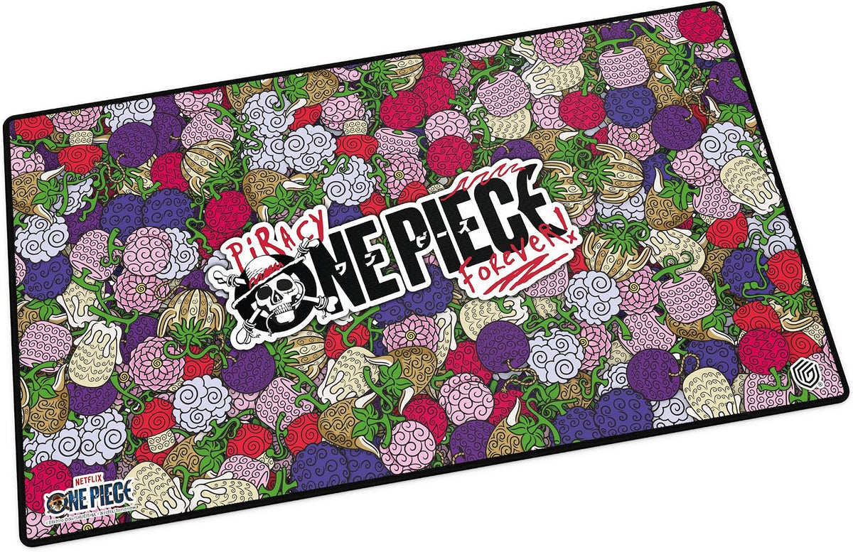 Ultimate Guard’s Play-Mat Standard is a high-quality, 61 x 35 cm playmat that enhances the gaming experience and protects TCG cards, sleeves, and accessories from scratches, wear, and dirt. The 2 mm thick, soft-cushioned gaming mat is made from natural rubber and features Ultimate Guard’s trusted anti-slip underside and a high-quality, soft fabric surface. The gaming mat’s stitched edges prevent fraying and ensure long-lasting durability.