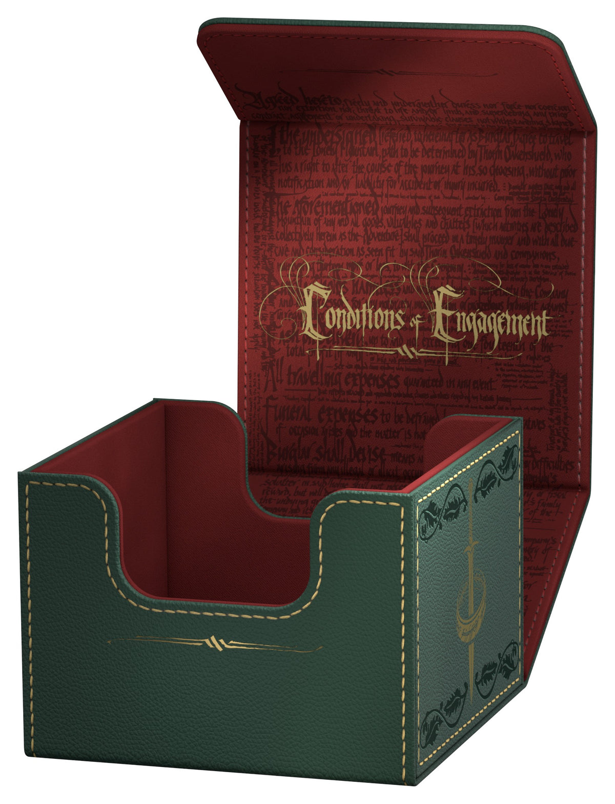 Dive into the legendary world of The Hobbit with Ultimate Guard's new "The Hobbit" series! This officially licensed product line includes Sidewinder 100+ and 133+ Xenoskin deckboxes, a printed "Glow in the Dark" Boulder 100+, and six Play-Mats.