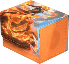 The Sidewinder 100+ Xenoskin is a high-quality TCG deck box that offers premium card protection thanks to its resistant Xenoskin material, microfiber inner lining, and strong magnetic closure, while still granting easy and convenient access to the deck inside. The deck boxes are printed in full color with officially licensed artworks from Magic: The Gathering's upcoming set "Reality Fracture". The Sidewinder 100+ Xenoskin is optimized to hold 100 double-sleeved or 120 single-sleeved cards in Ultimate Guard