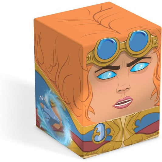 <p><strong>Ultimate Guard Squaroe Magic: The Gathering “Reality Fracture” – Chandra (Fractured)</strong> combines bold MTG artwork with durable, collectible deck storage. Featuring a fully printed Chandra design, ultra-sturdy construction, and a secure closure, this Squaroe is ideal for protecting Commander decks, tournament builds, and favorite card collections.</p>

<p>Designed for Magic: The Gathering and other standard-size TCG cards, it holds up to 100 double-sleeved or 120 single-sleeved cards. Made i