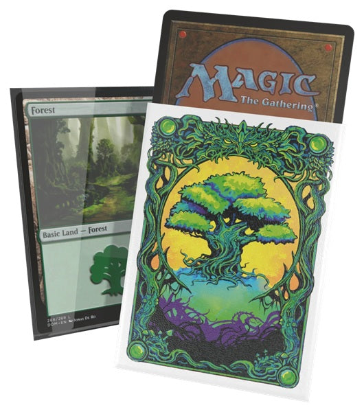 Ultimate Guard Art Sleeves are premium Magic: The Gathering card sleeves. Their textured back offers an outstanding shuffle feel, paired with vibrant, scratch-resistant printing and a highly transparent front. Crafted from high-quality materials, MTG Art Sleeves guarantee maximum durability. This pack contains 100 sleeves.