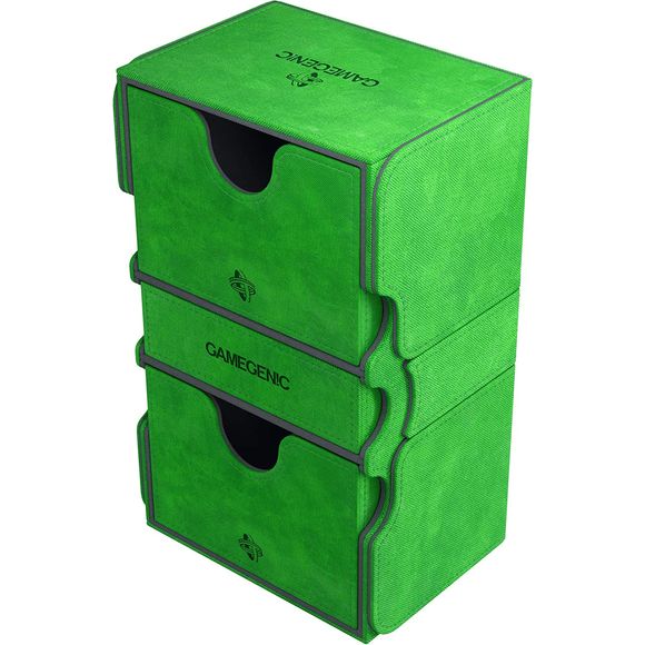 Gamegenic: Deck Box - Stronghold 200+ Convertible - Green | Galactic Toys & Collectibles