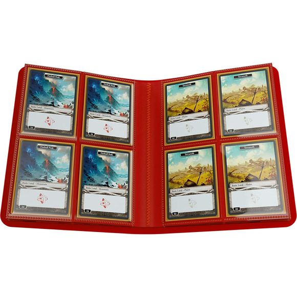 Gamegenic Casual Album 8-Pocket Binder - Red | Galactic Toys & Collectibles