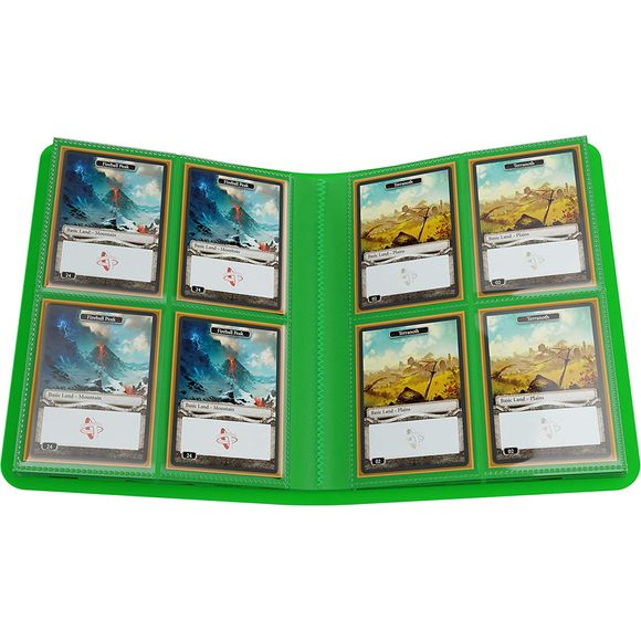 Gamegenic Casual Album 8-Pocket Binder - Green | Galactic Toys & Collectibles