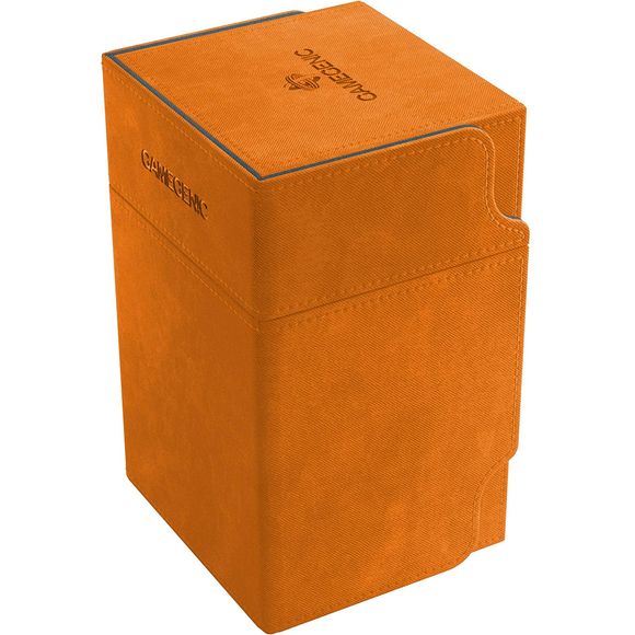 Gamegenic: Deck Box - Watchtower 100+ Convertible - Orange | Galactic Toys & Collectibles