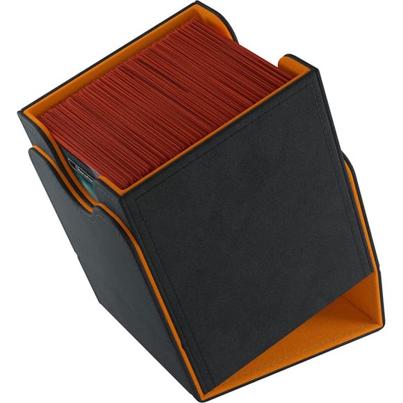 Gamegenic: Deck Box - Squire 100+ XL Convertible - Black and Orange | Galactic Toys & Collectibles