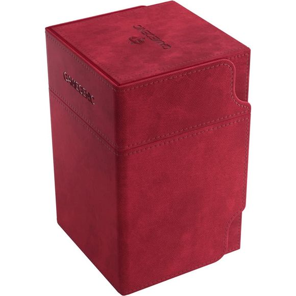 Gamegenic: Watchtower 100+ XL Convertible Deck Box (Red) | Galactic Toys & Collectibles