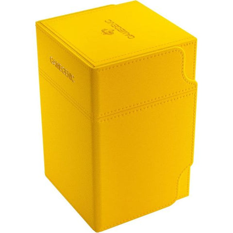 Gamegenic: Watchtower 100+ XL Convertible Deck Box (Yellow) | Galactic Toys & Collectibles