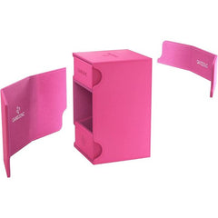 Gamegenic: Watchtower 100+ XL Convertible Deck Box (Pink) | Galactic Toys & Collectibles