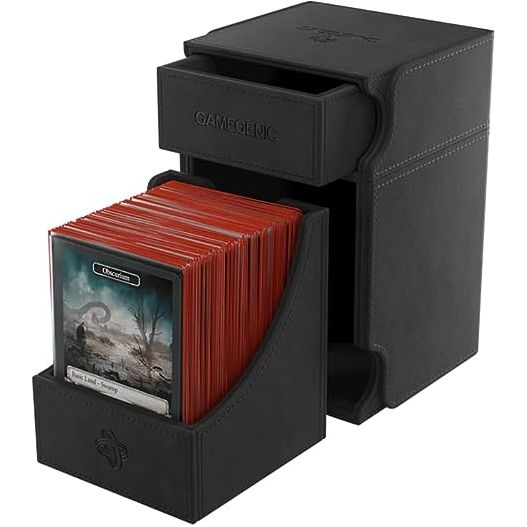 Gamegenic: Watchtower 100+ XL Convertible Deck Box (Black) | Galactic Toys & Collectibles