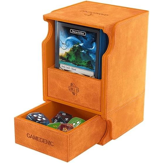 Gamegenic Watchtower 100+ Convertible Deck Box | Card Storage Box with  Accessories Drawer and Card Holder | Holds 100 Double-Sleeved Cards and