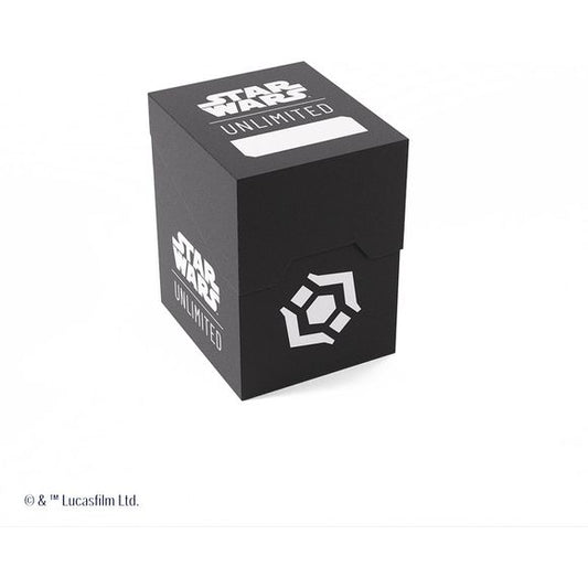 Gamegenic Star Wars: Unlimited Deck Box Soft Crate - Black/White | Galactic Toys & Collectibles