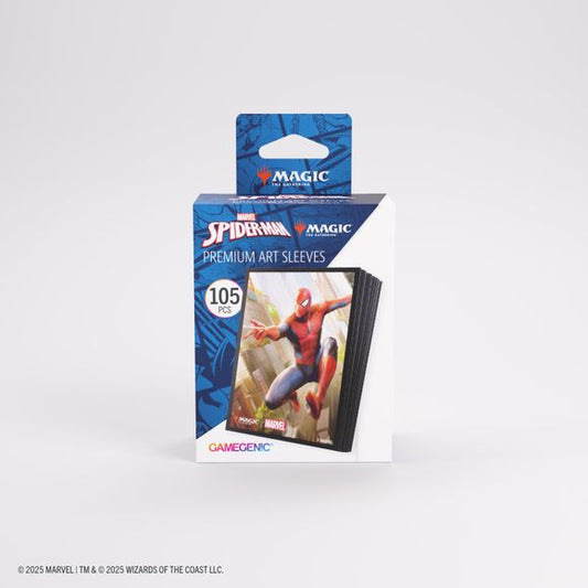 Enhance your game and protect your cards in style.These premium-quality, full-color printed Art Sleeves with textured finish are a must-have for every fan of the game. The matte back and clear front provide an exceptional tactile feel and an incredibly smooth shuffle experience. Each pack includes 105 sleeves and comes in fully plastic-free full-art packaging with a retractable hanger.