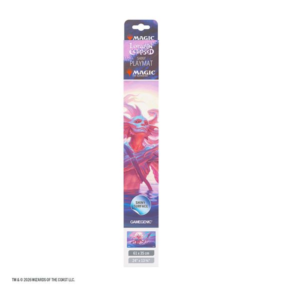 Our premium-quality, full-color printed and officially licensed Shiny Playmats are an essential accessory for every dedicated gamer. Each playmat captures the immersive atmosphere of the game and brings it straight to your tabletop. With 2mm soft cushioning, it protects your cards from rough or dirty surfaces while providing a smooth and comfortable play experience. Innovation: These playmats feature an ultrafine shiny surface treatment that enhances the premium feel without compromising — and even improvin