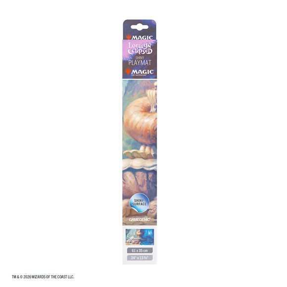 Our premium-quality, full-color printed and officially licensed Shiny Playmats are an essential accessory for every dedicated gamer. Each playmat captures the immersive atmosphere of the game and brings it straight to your tabletop. With 2mm soft cushioning, it protects your cards from rough or dirty surfaces while providing a smooth and comfortable play experience. Innovation: These playmats feature an ultrafine shiny surface treatment that enhances the premium feel without compromising — and even improvin